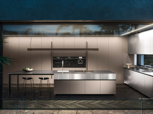 Встроенная кухня с островом