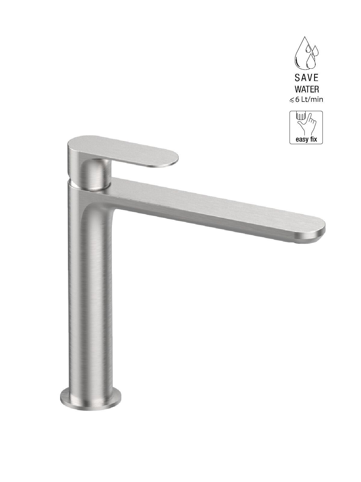 Смеситель для раковины с одним отверстием без слива Rubinetterie Frattini Lea ARCH-00148835 - Вид №9