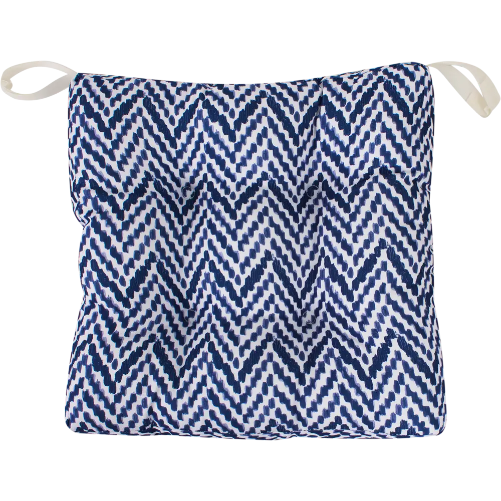 Сидушка для стула «Геометрия», 40х35 см, цвет синий Santreyd STLM-2154638