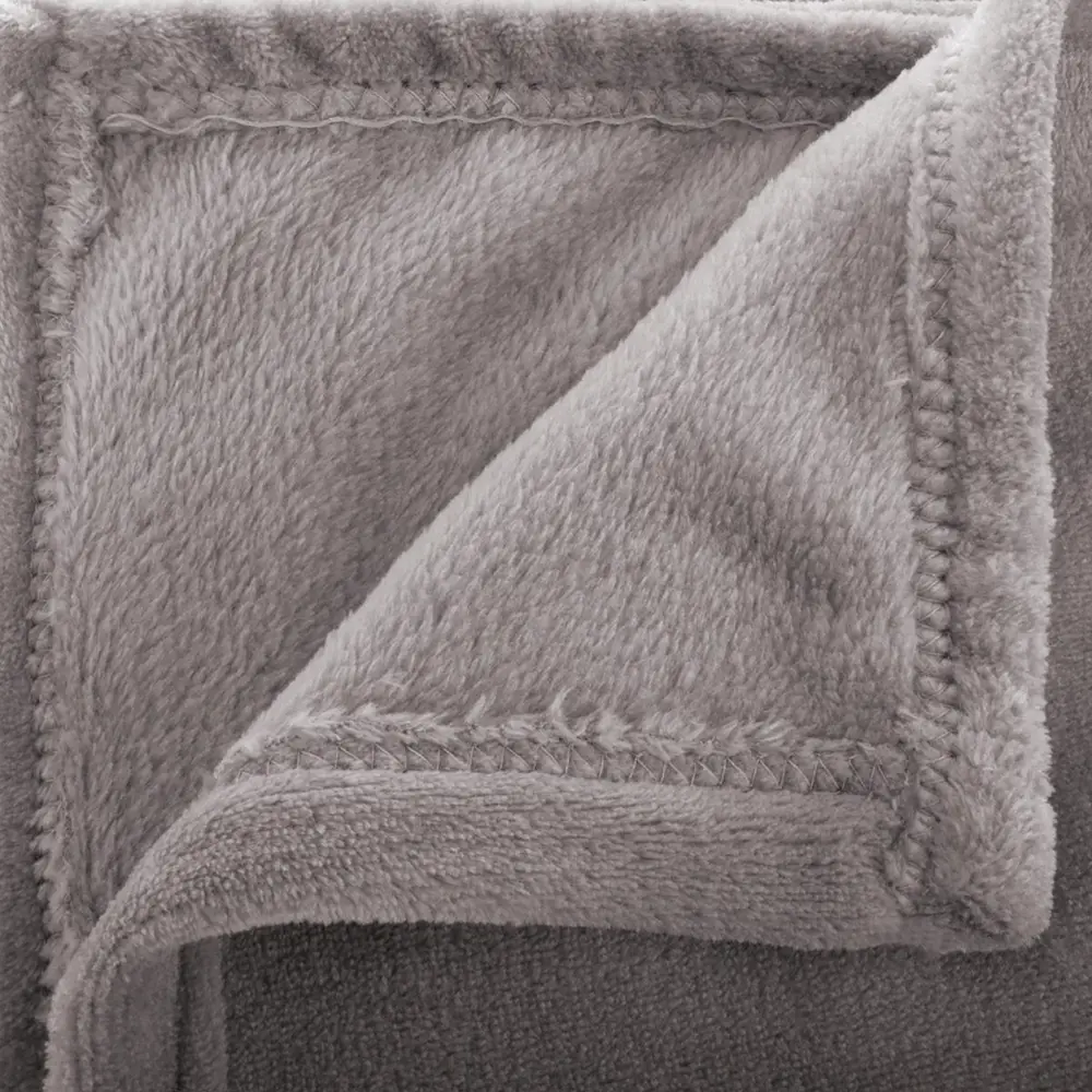 Плед 125х150 см фланель цвет серый Atmosphera Scandi STLM-2130143 - Вид №1