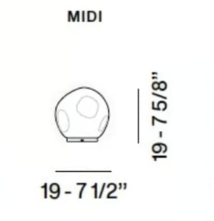 Светодиодная настольная лампа из дутого стекла In Stock Foscarini ARCH-00084311 - Вид №3