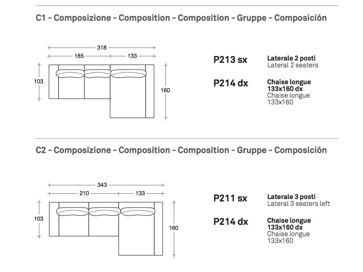 Секционный диван с полуостровом VALENTINI Rafael New ARCH-00121908 - Вид №8