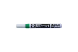 18133981 Маркер Pen-Touch тонкий стержень 2.0мм, Зеленый XPFKA 29 SAKURA