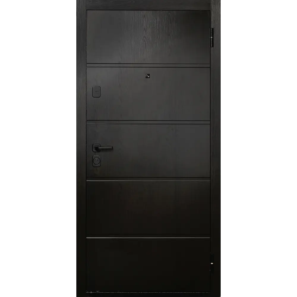 Входная дверь металлическая 86x205 см правая белый/темный орех 89435511 STLM-2151407 Santreyd  - Вид №1