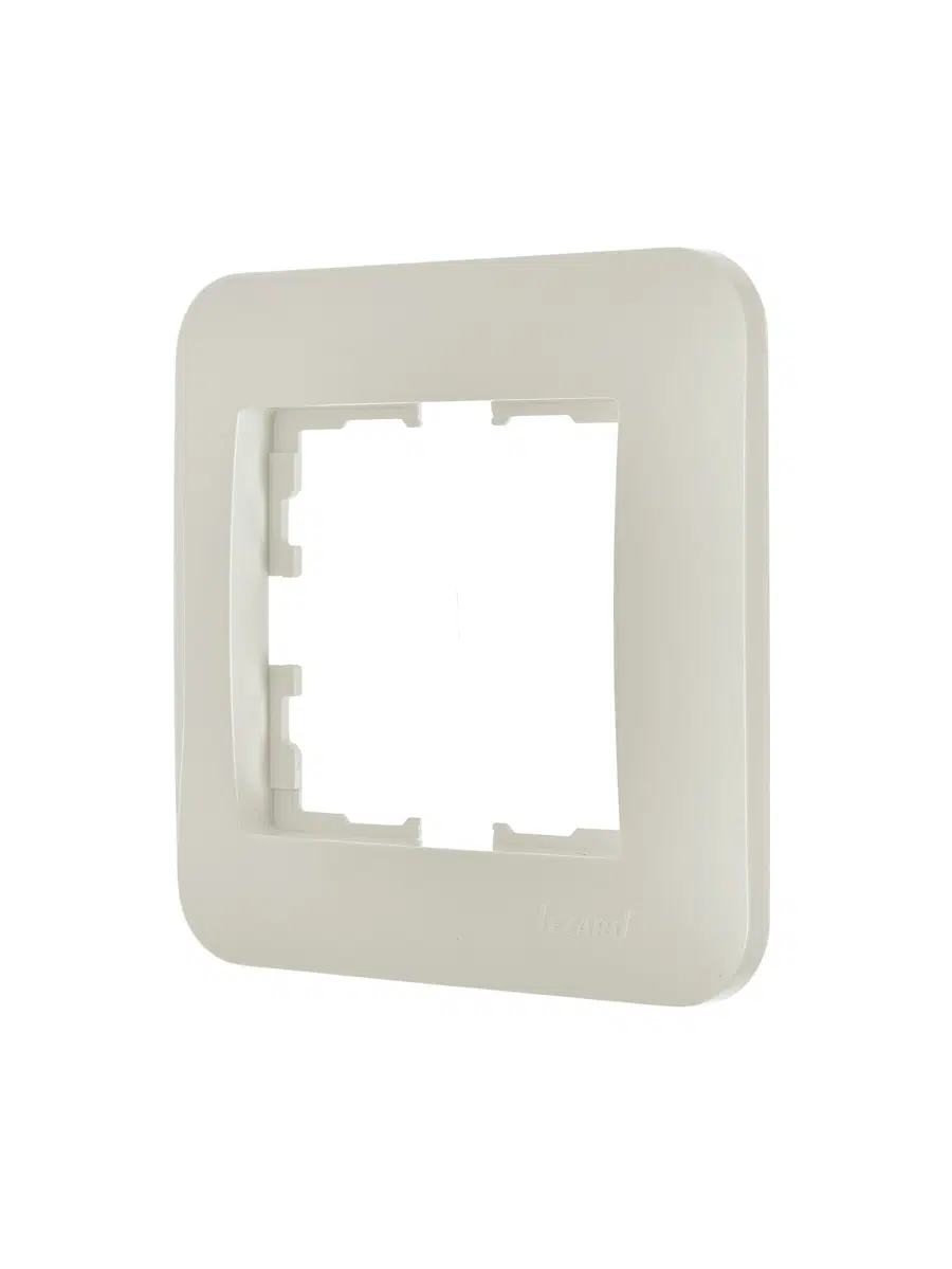 ASTI Рамка 1-ая горизонтальная б/вст крем LEZARD 7081-0300-146 - Вид №1