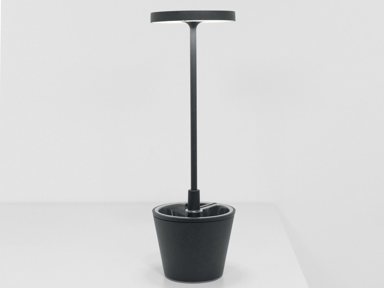 Алюминиевая аккумуляторная батарея настольная лампа Zafferano Poldina ARCH-00059520 - Вид №3