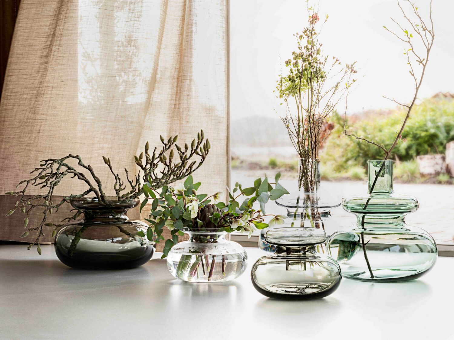 Круглая ваза из дутого стекла ZONE DENMARK Inu ARCH-00073165 - Вид №1