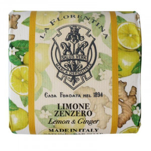 537852 Мыло "Lemon & Ginger / Лимон и Имбирь", 106 г la florentina