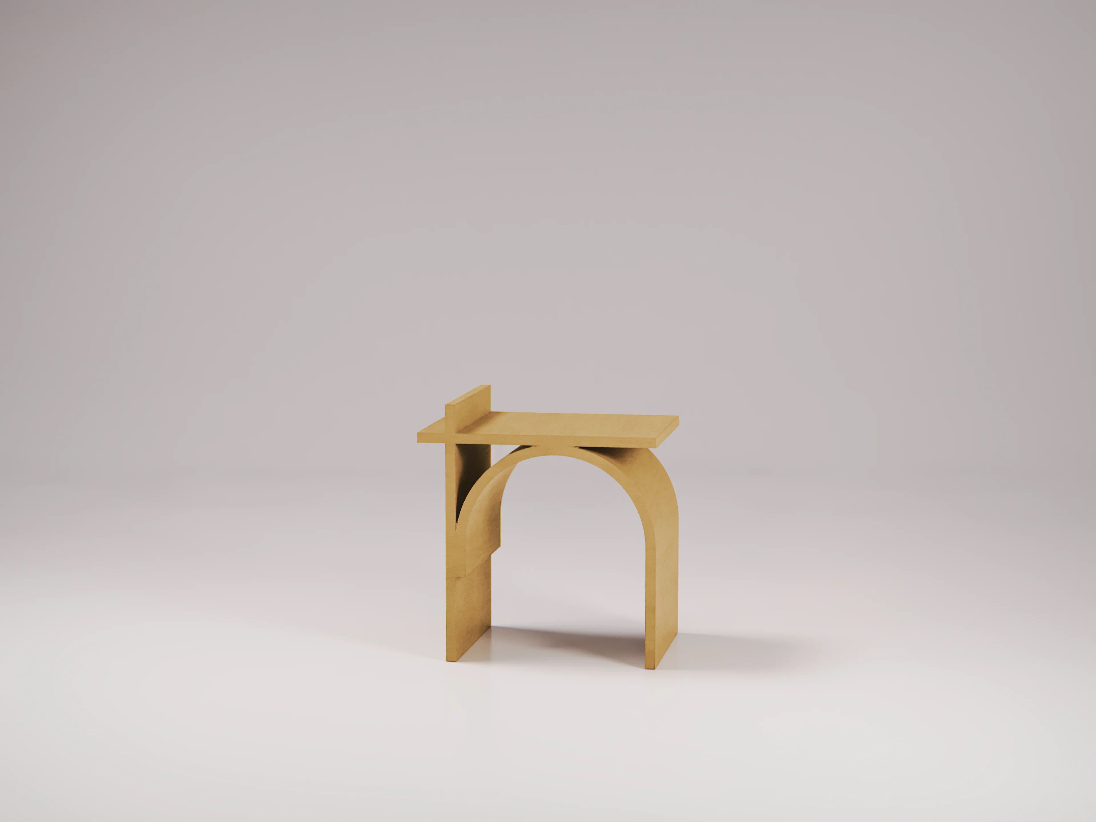 Прямоугольный бетонный журнальный столик Forma&Cemento Abecedario ARCH-00134887 - Вид №8