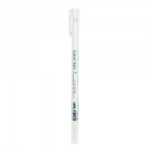 198000 Белая гелевая ручка 0.5 мм Малевичъ