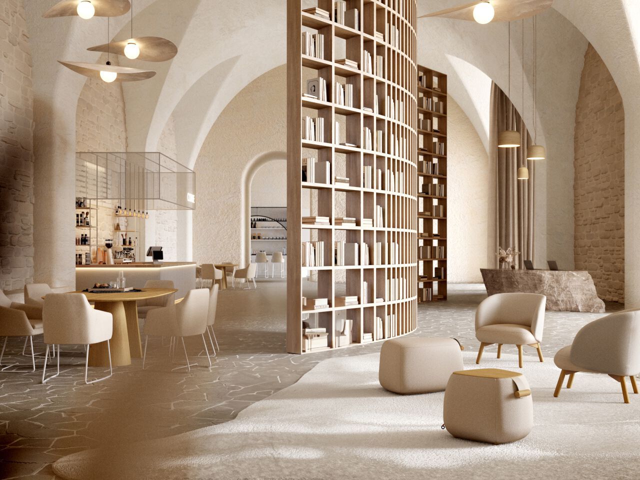 Тканевое кресло с подлокотниками Mobitec талия ARCH-00067899 - Вид №4