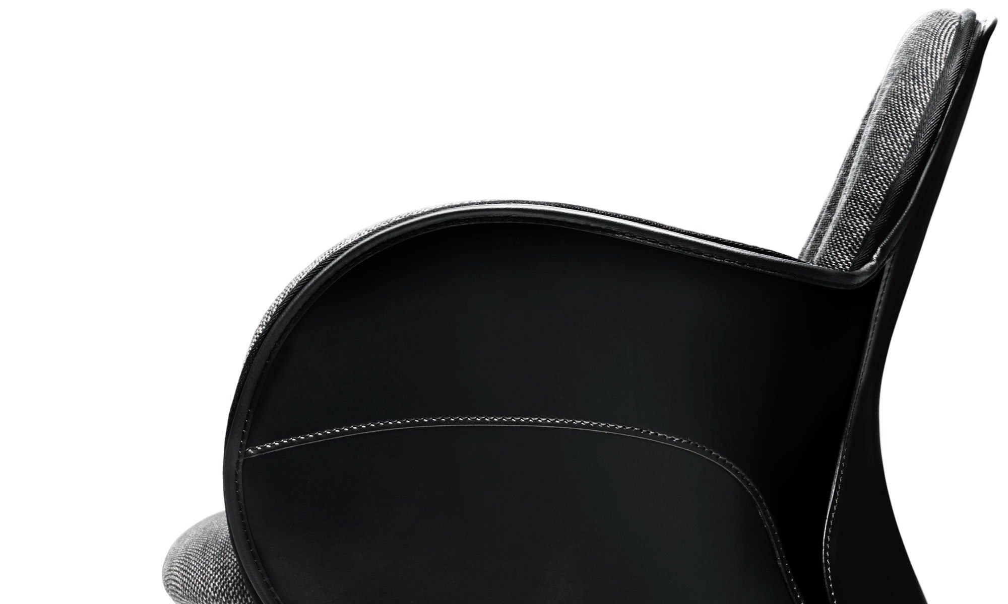 Мягкое вращающееся офисное кресло DE PADOVA INCISA ARCH-00032654 - Вид №2