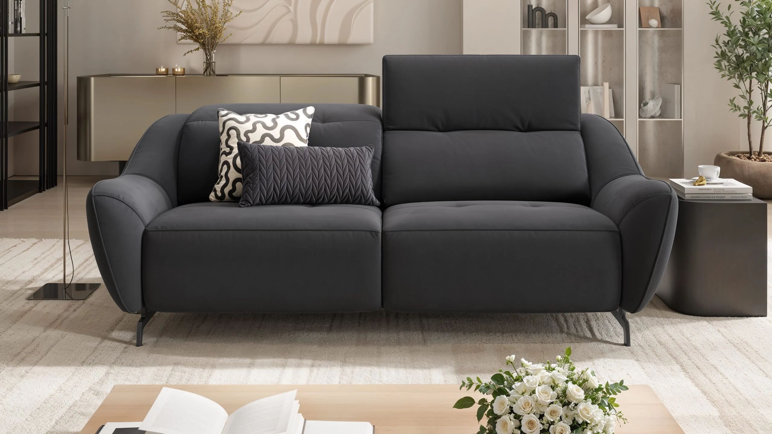 3-местный тканевый диван Sofanella ARCH-00011873 - Вид №2