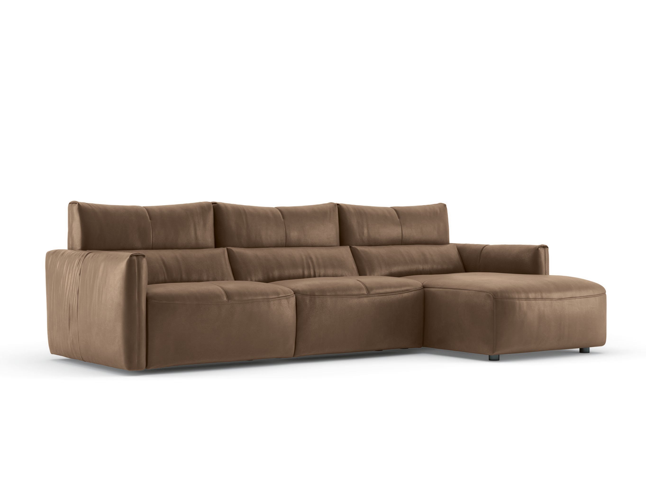 3-местный кожаный диван с откидывающейся спинкой Natuzzi Italia GALAXY ARCH-00032207 - Вид №1