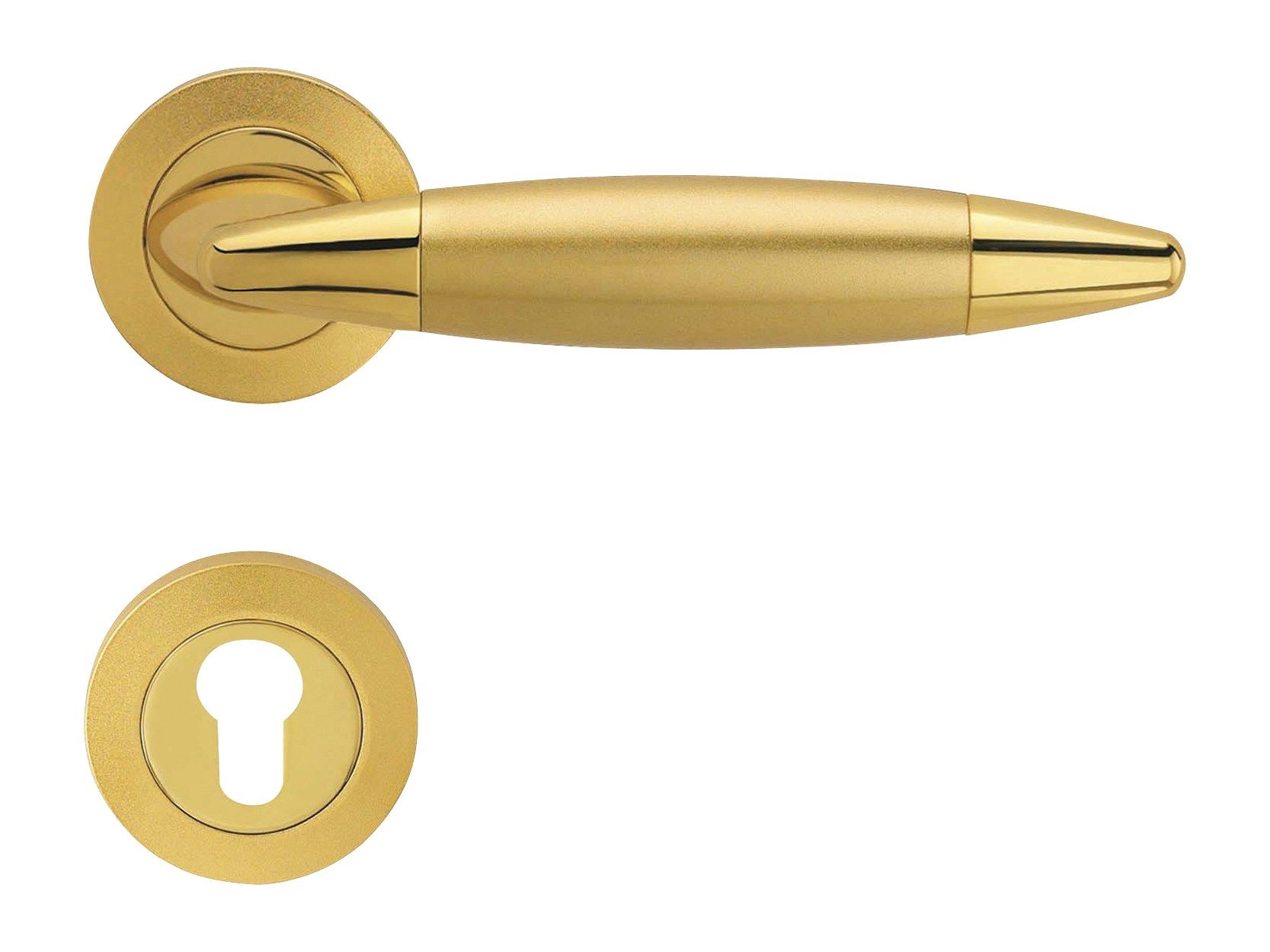 Классическая латунная ручка на розетке с насадкой LINEA CALI' Гавана ARCH-00034006