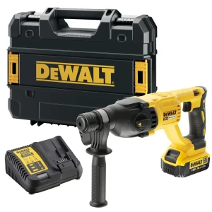 92015498 Перфоратор аккумуляторный бесщеточный SDS Plus Dewalt DCH133M1-QW, 18 Вт Li-Ion 1x4 Ач, 2.6 Дж STLM-1512057