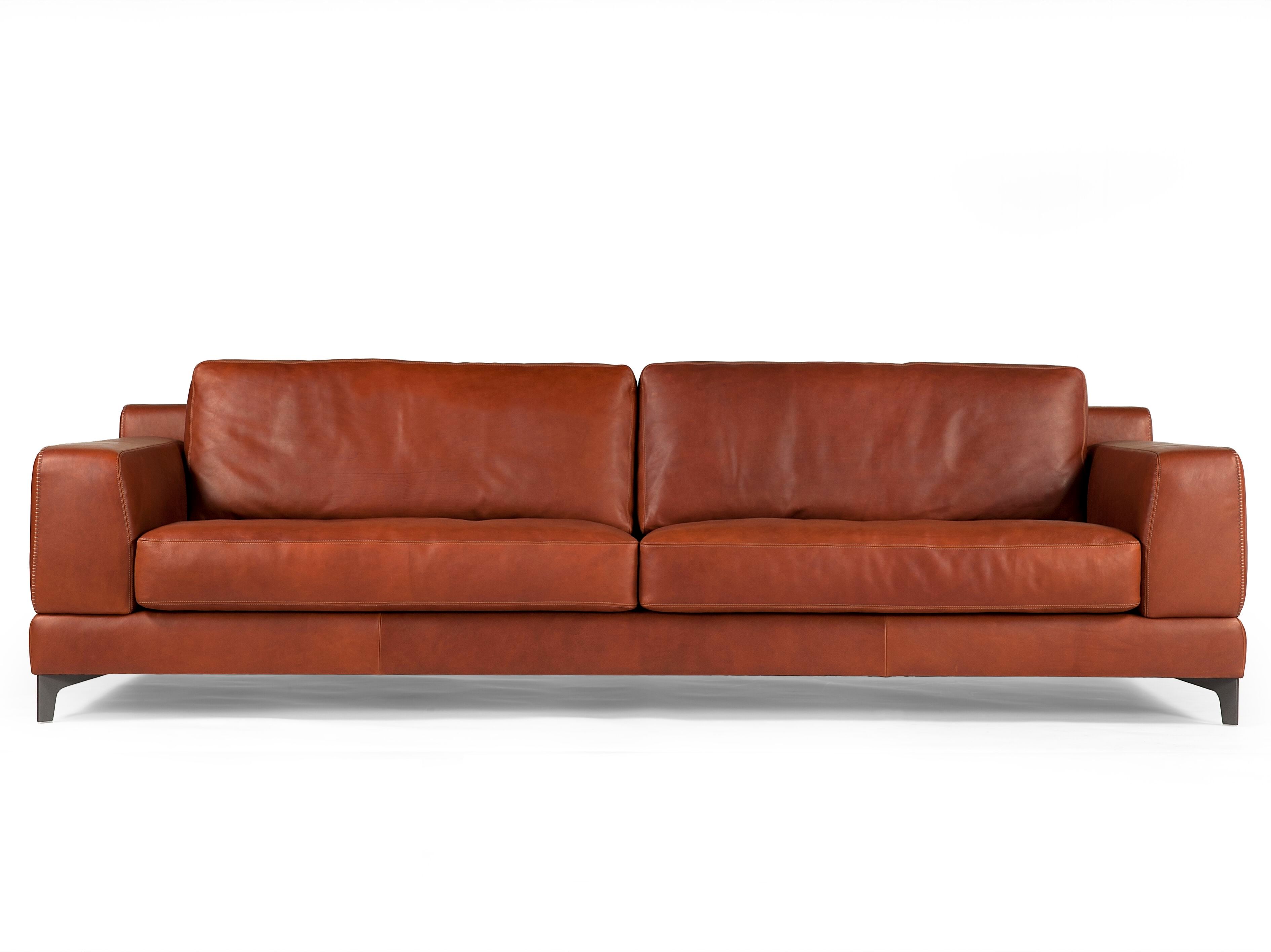 4-местный кожаный диван Borzalino ARCH-00048696