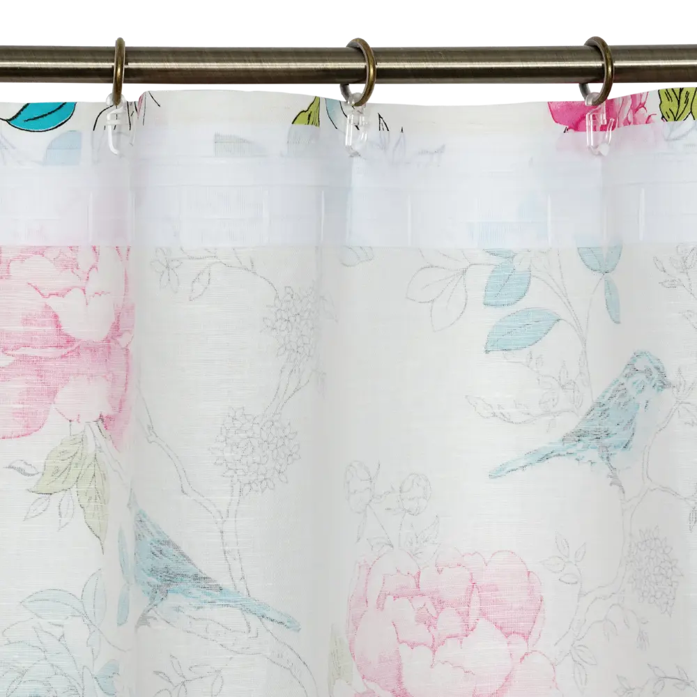 Штора на ленте «Эдем», 145х260 см, цвет красный ВАСИЛИСА STLM-2007034 - Вид №4