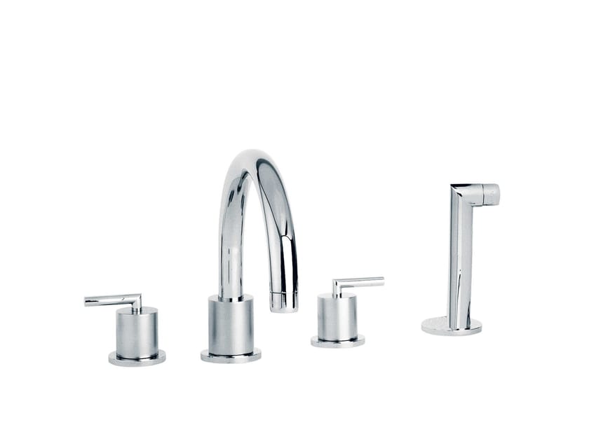 Набор для ванны с 4 отверстиями и ручным душем rvb ARCH-00058983