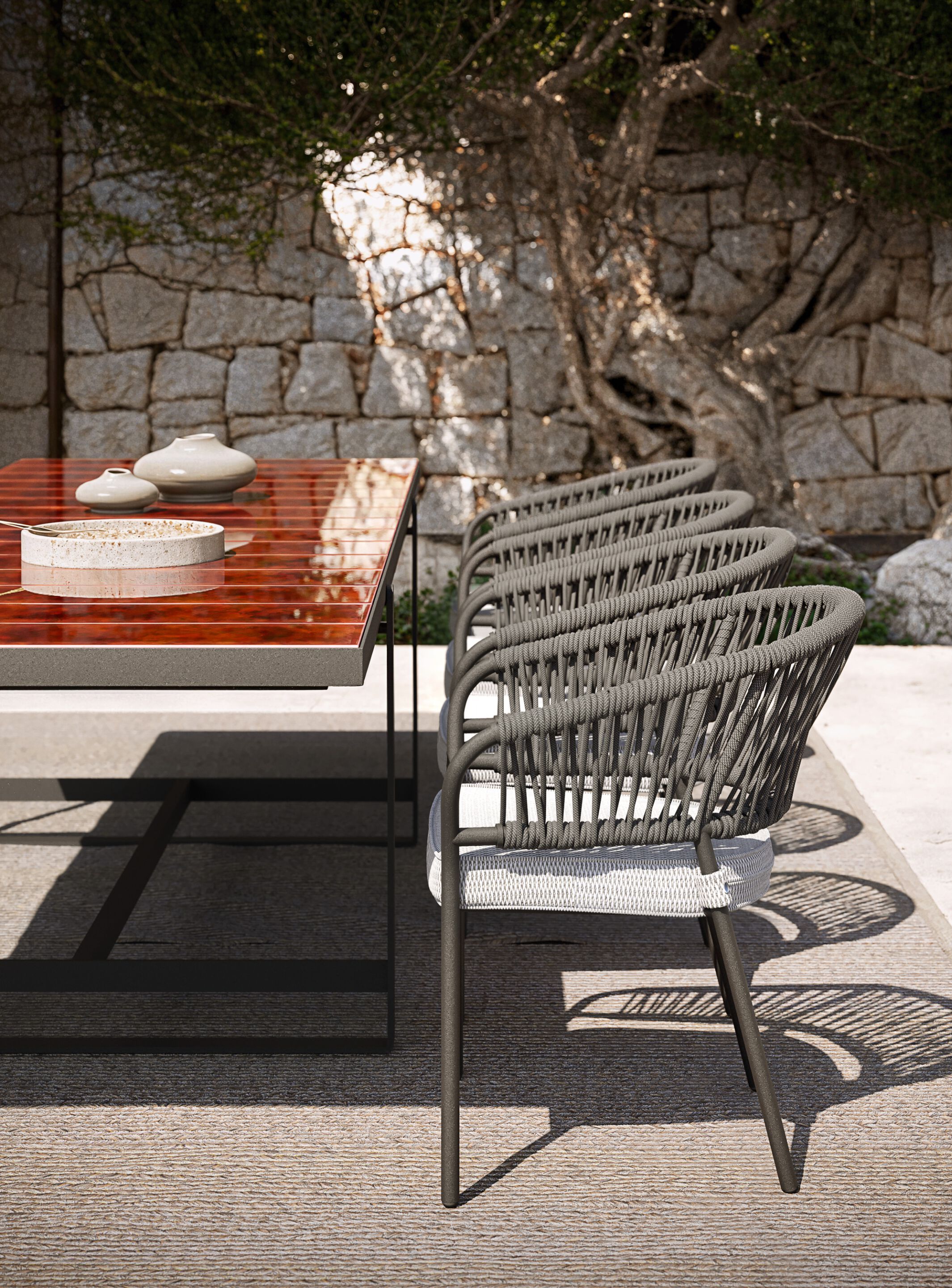 Прямоугольный садовый стол из керамогранита Atmosphera Капри ARCH-00066226 - Вид №5