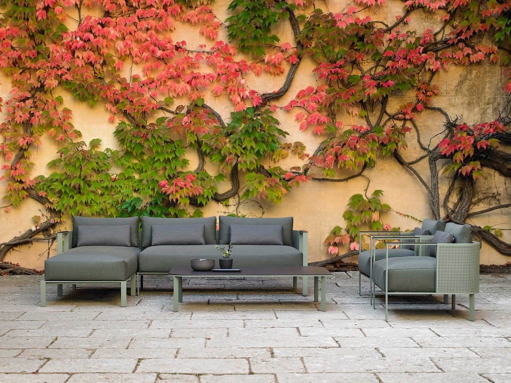 Термолаккированный алюминиевый квадратный садовый столик GANDIABLASCO Solanas ARCH-00085248 - Вид №4