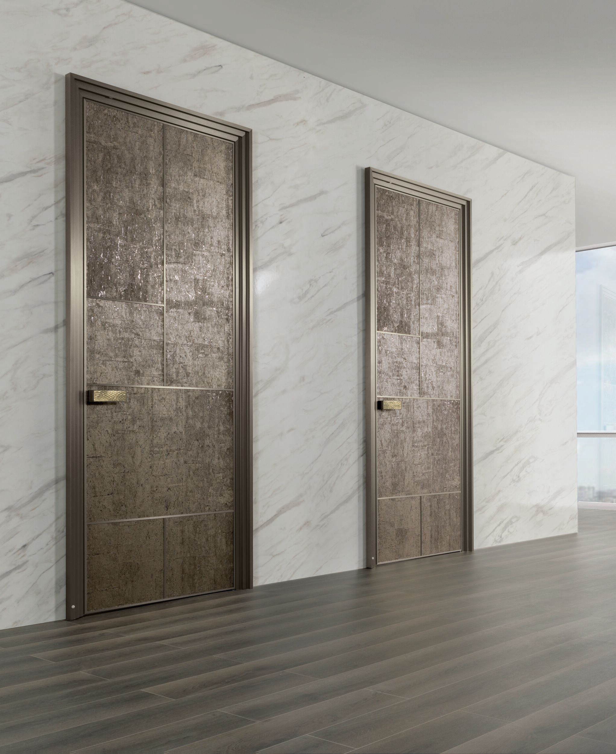 Пробковая распашная дверь Longhi Aluminiun Chic-Doors ARCH-00114223 - Вид №1