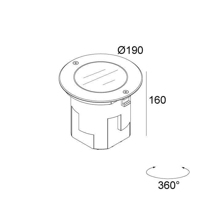 Напольная алюминиевая напольная светодиодная карта Deltalight Logic ARCH-00128281 - Вид №2