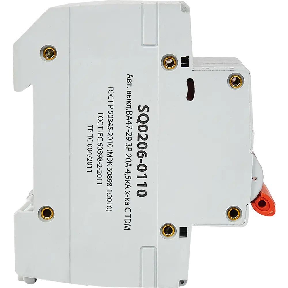 Автоматический выключатель TDM Electric ВА47-29 3P 20А для защиты электросети 84399521 STLM-0049294 - Вид №3