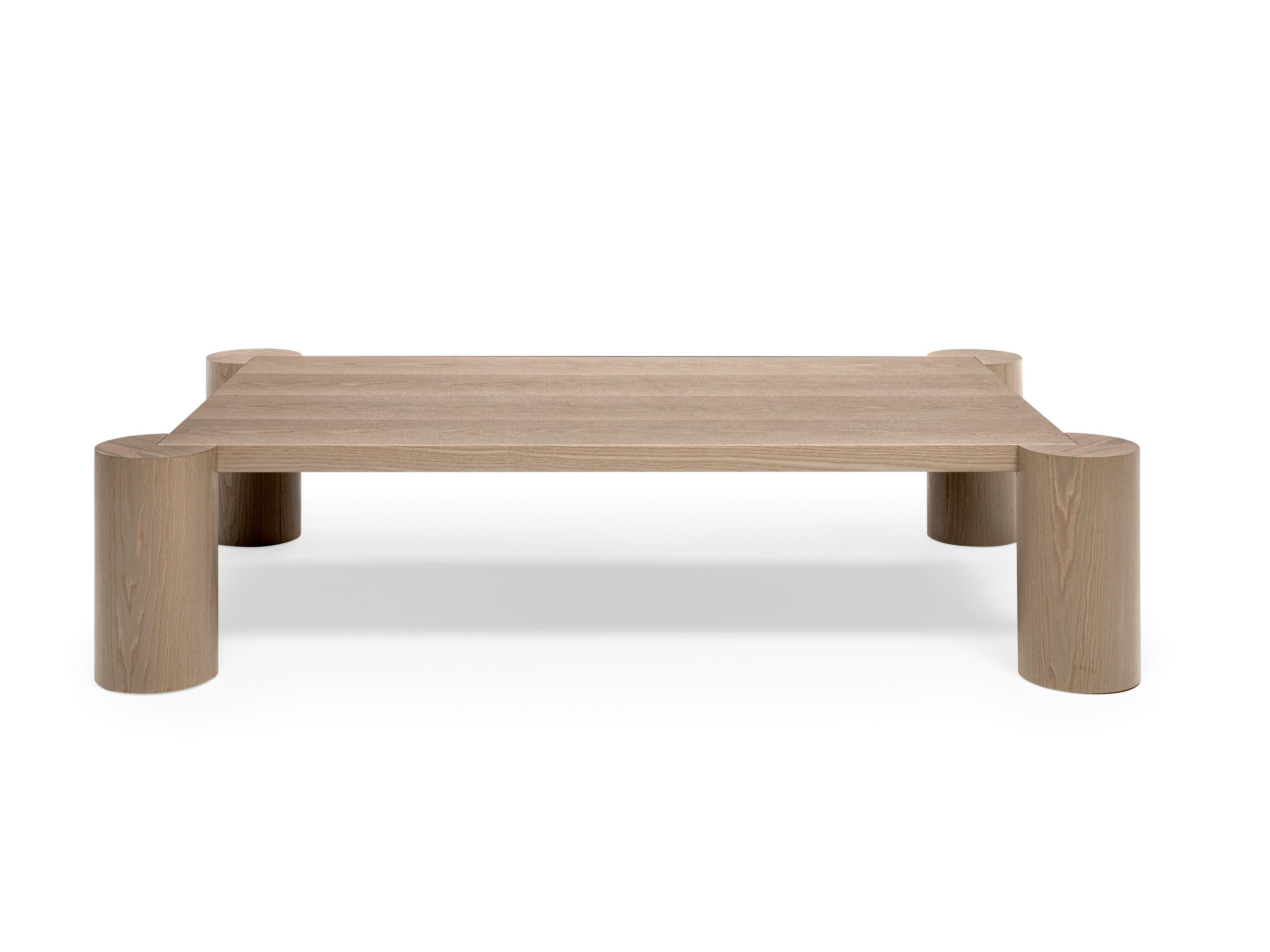 Деревянный прямоугольный низкий журнальный столик Natuzzi Italia храм ARCH-00143613 - Вид №1