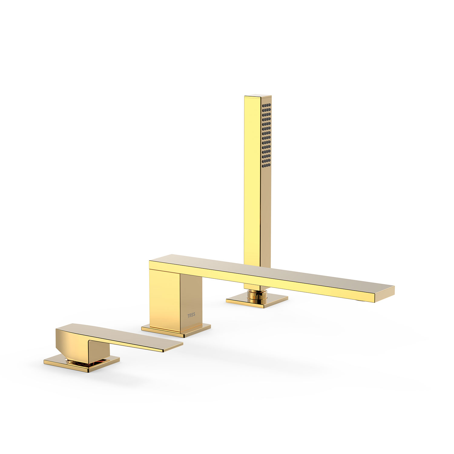 ТОНКИЙ смеситель для ванны с одной ручкой -20216101OR TRES 