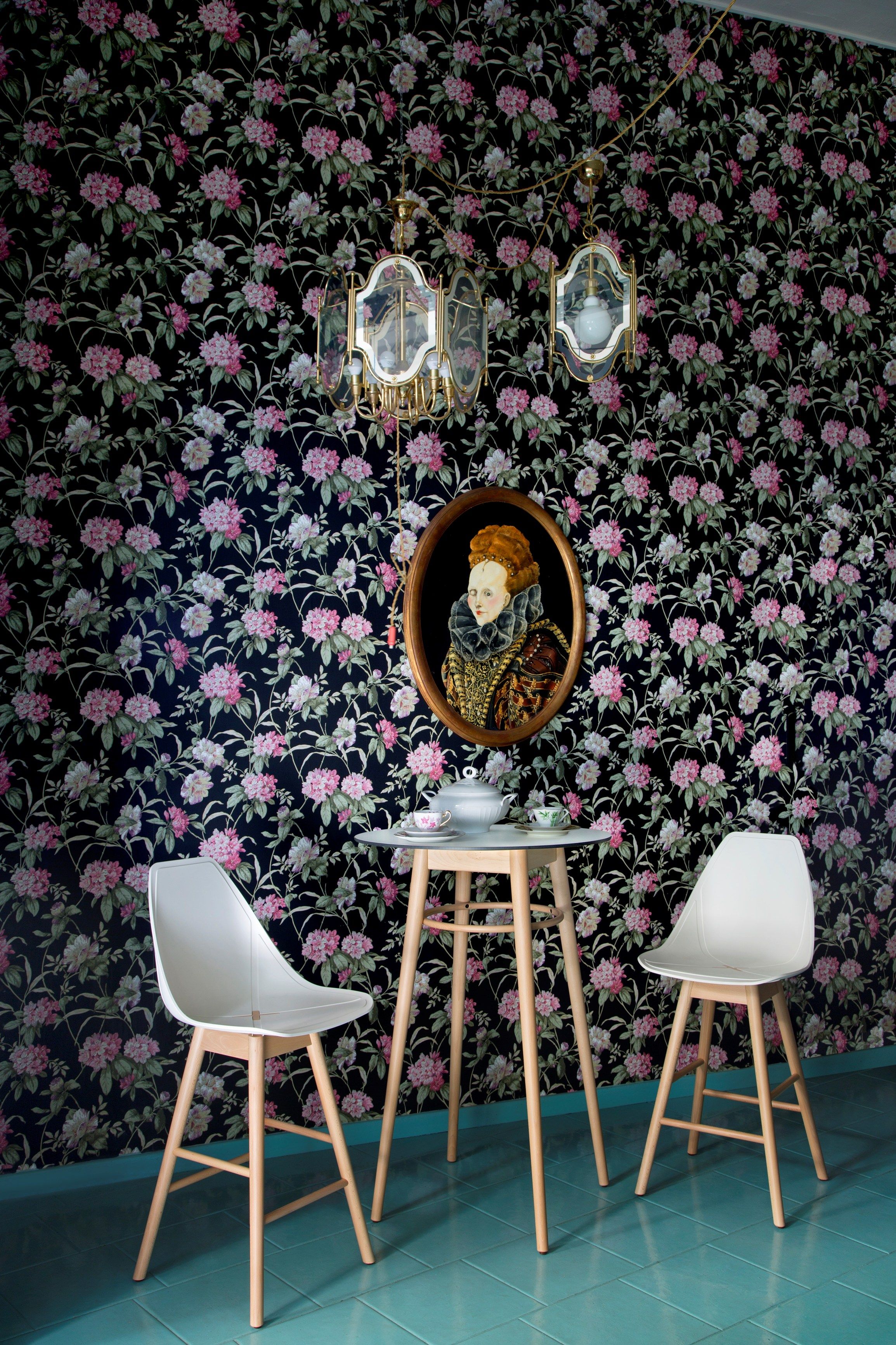 Высокий круглый стол из бука ALMA DESIGN Вирна ARCH-00095919 - Вид №3