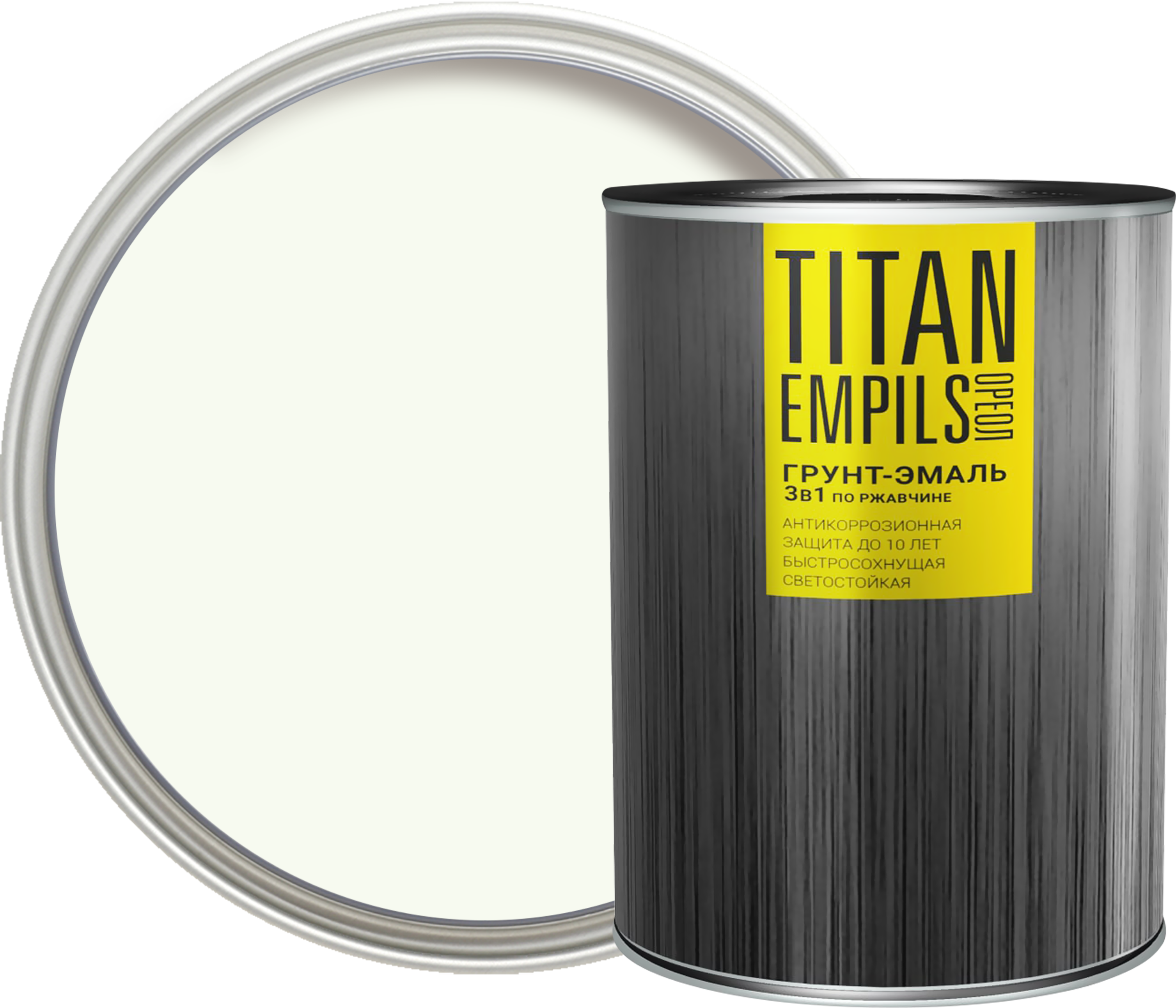 84439769 Грунт-эмаль по ржавчине Titan цвет белый 0.9 кг STLM-0050073 ОРЕОЛ