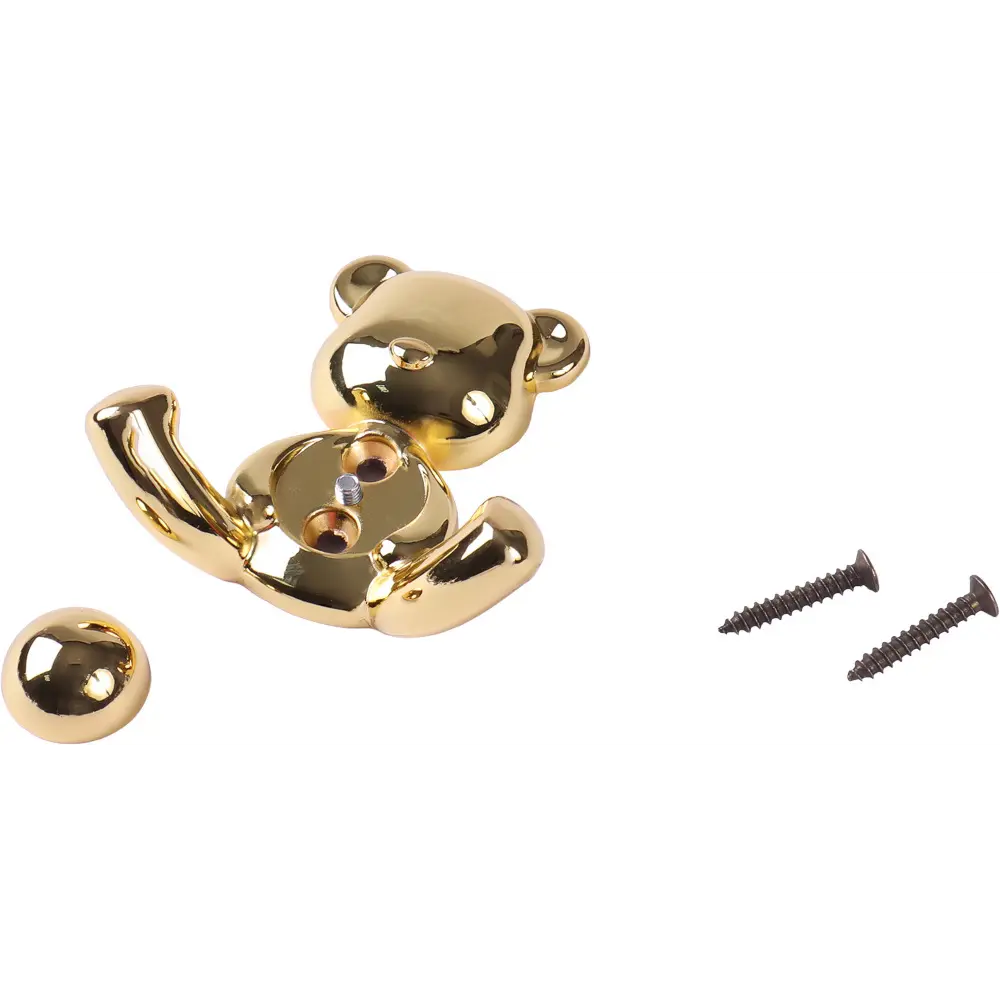 Крючок Larvij Медведь цинковый цвет золотой STLM-2146977 - Вид №1
