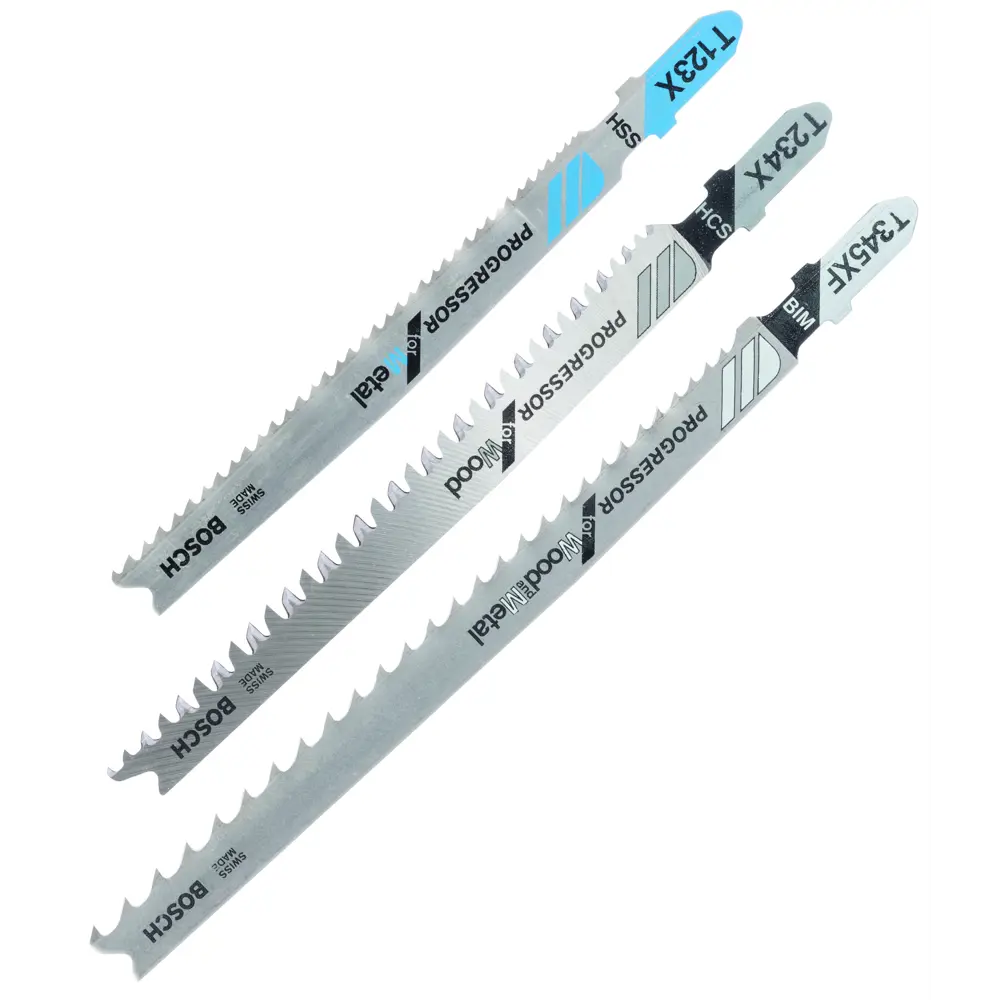Набор пилок для лобзика Bosch T123XF/T234X/T345XF, 3 шт BOSCH PROFESSIONAL STLM-2144548