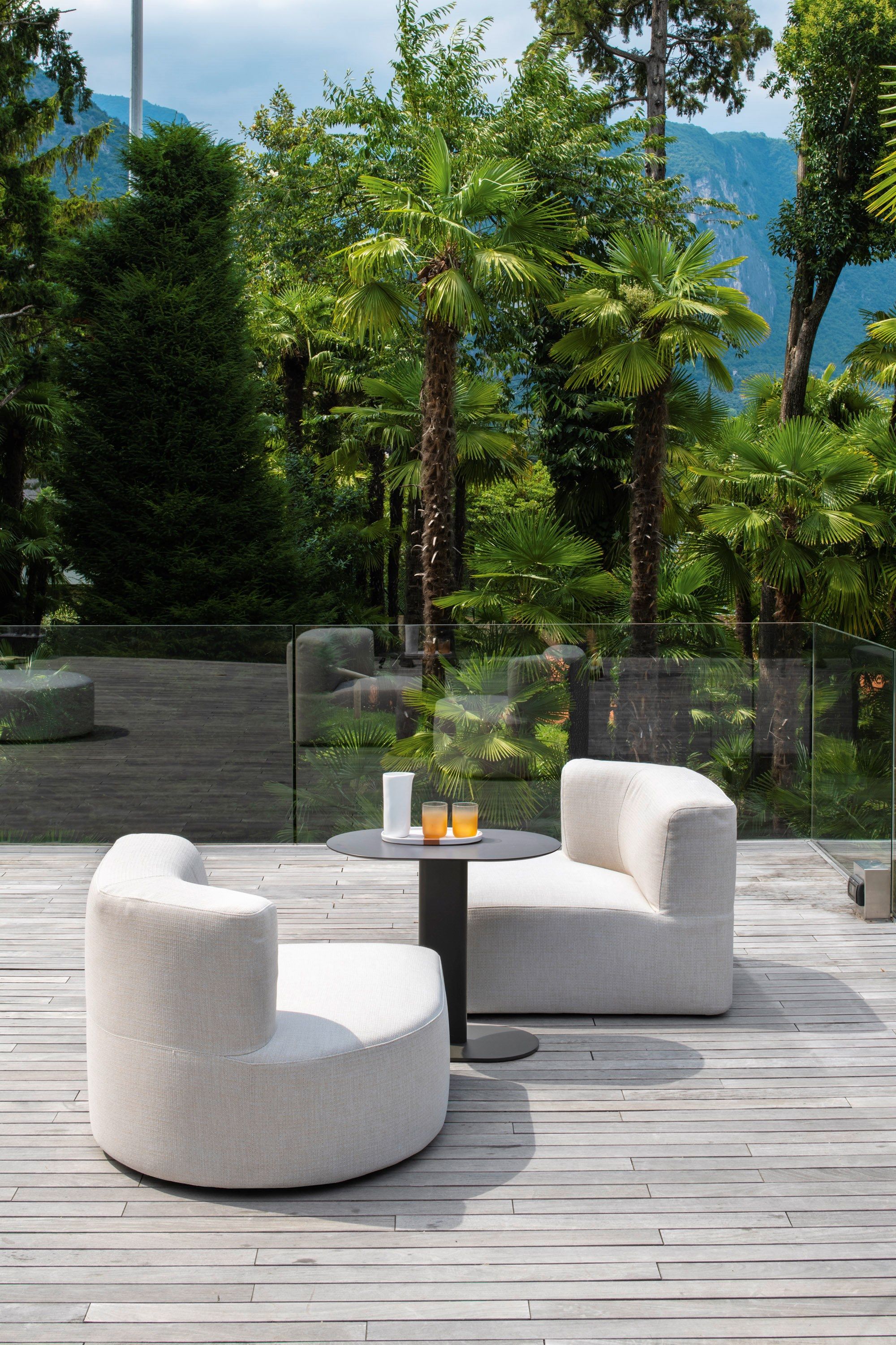 Алюминиевый овальный журнальный столик Varaschin плинтус ARCH-00131779 - Вид №11