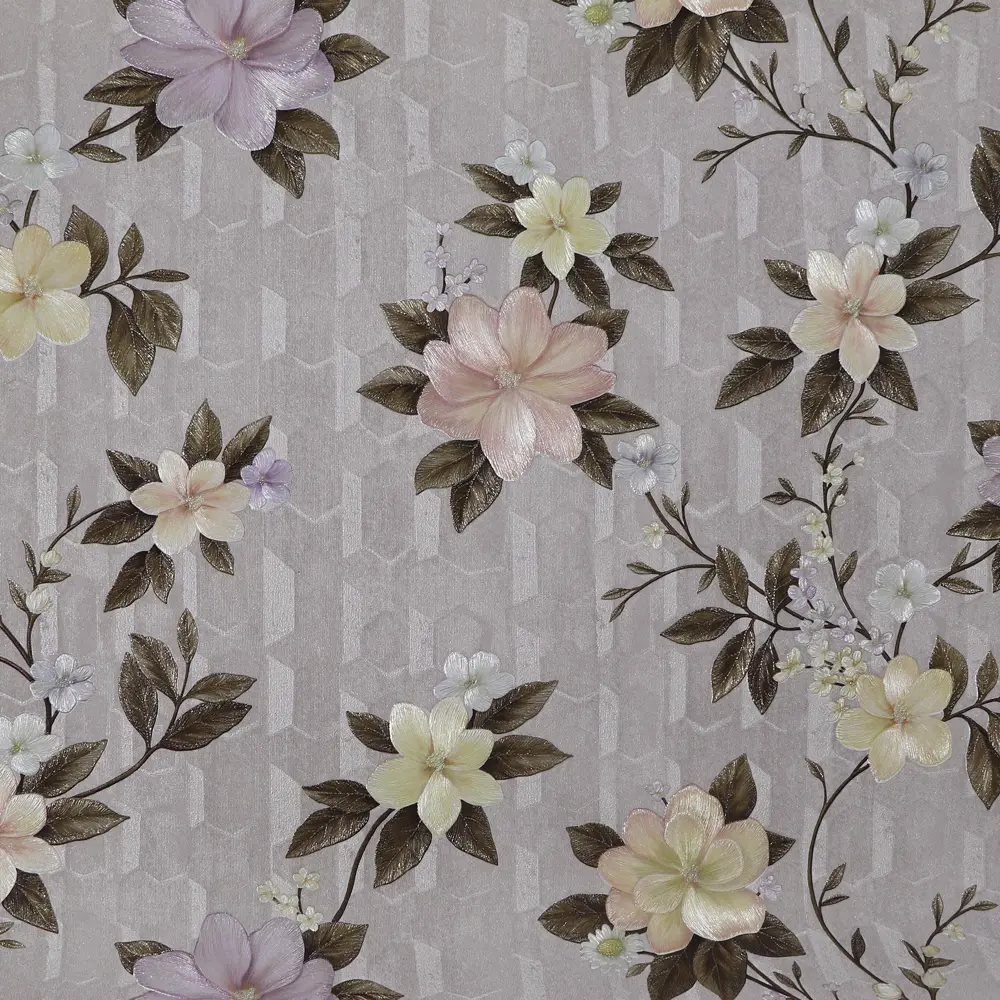 Обои флизелиновые Elysium Мирабель серо-сиреневые 1.06 м Е88404 STLM-2106396 - Вид №1