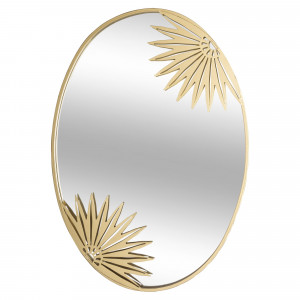 Зеркало декоративное Chic овал 56x40 см цвет золото ATMOSPHERA