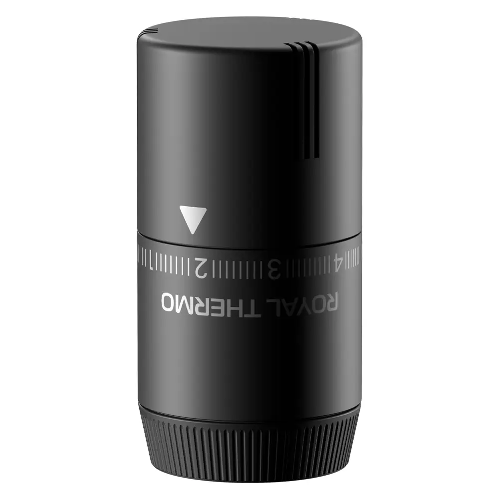 Термостатическая головка жидкостная Royal Thermo Design M30x1.5 черная STLM-2006546 - Вид №2