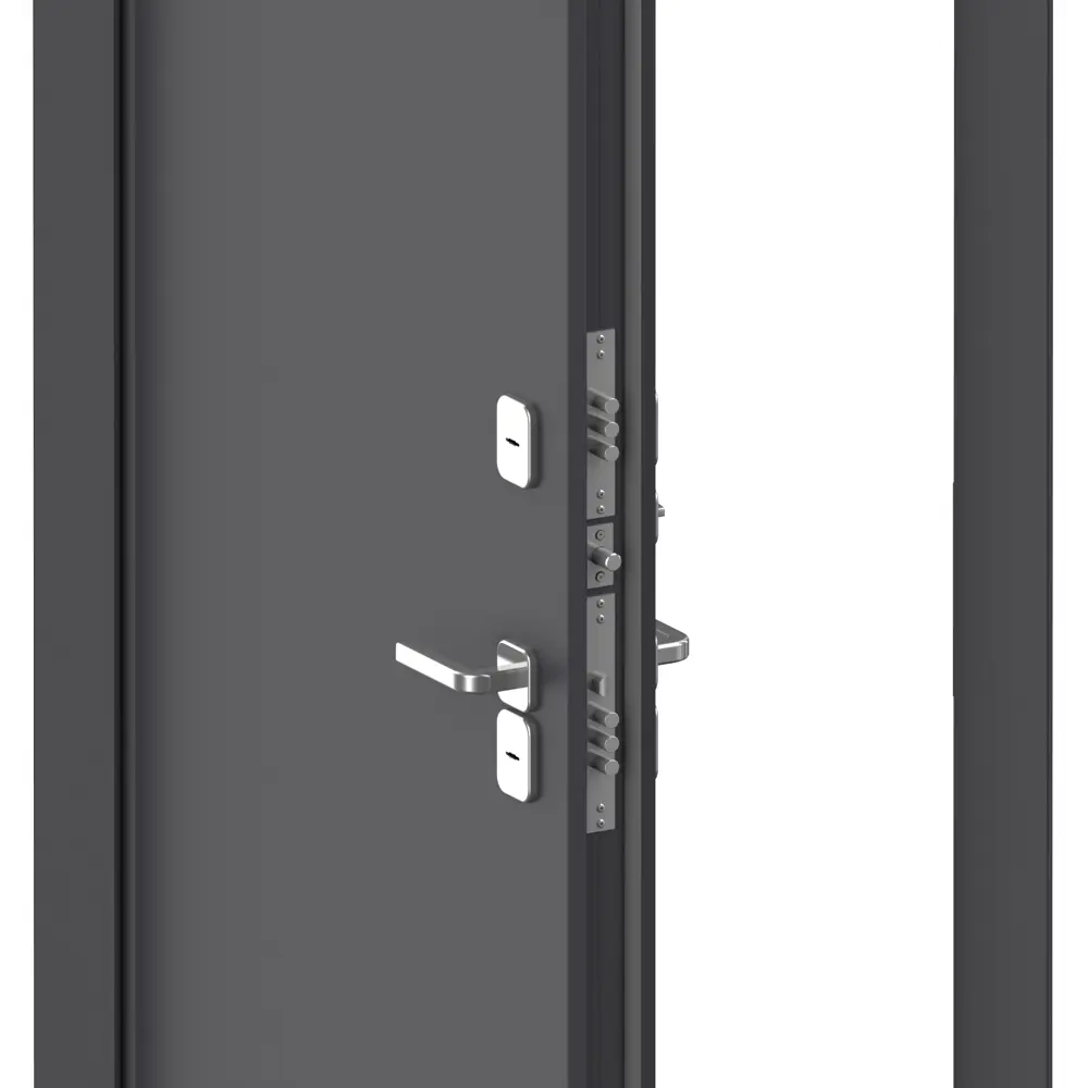 Дверь входная металлическая Термо 98x205 см левая дуб белый DOORHAN STLM-2045902 - Вид №1