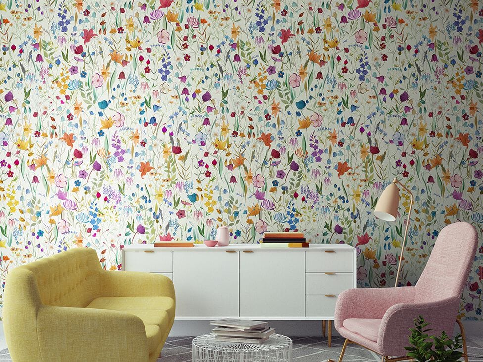 Обои с цветочными мотивами Jannelli&Volpi CAMPO FIORITO ARCH-00106947