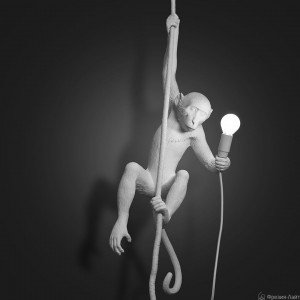 Seletti 14883 Ceiling MONKEY подвесной светильник обезьяна