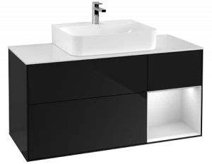 Villeroy&Boch Тумба под раковину Прямоугольная версия F171MTPH Finion Glossy Black Lacquer