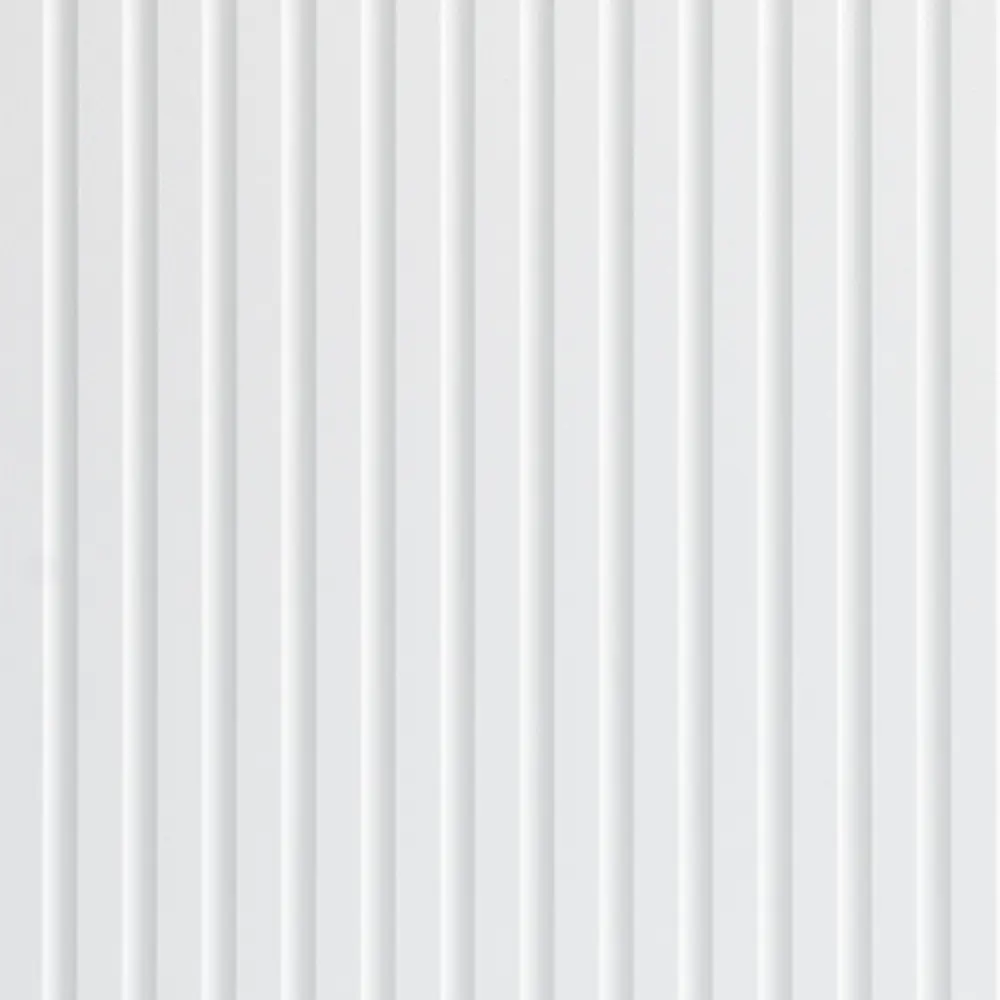 Фасад кухонный «Висла» Konsensa — белый МДФ с рельефными рейками 44.7×76.5 см 89385092 STLM-1571490 - Вид №4