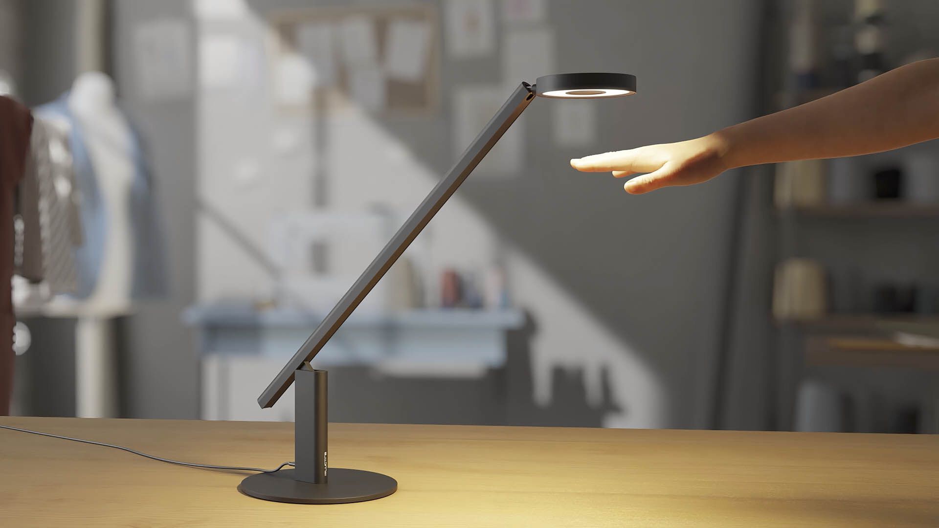 Регулируемая алюминиевая светодиодная настольная лампа LUCTRA® TABLE LITE ARCH-00083029 - Вид №8