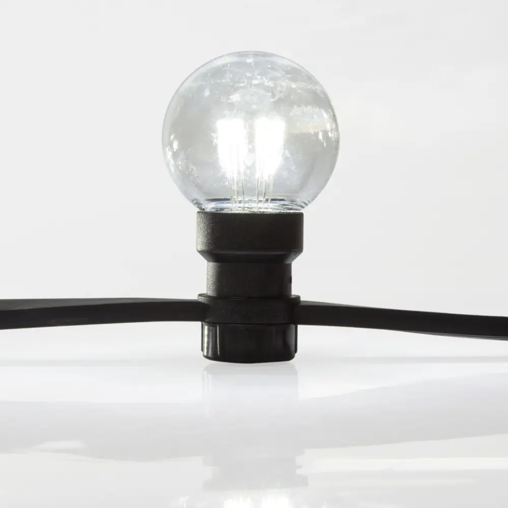 Гирлянда белт-лайт из лампочек Neon-Night Belt Light 10 м 30 ламп черный провод Santreyd STLM-2027005 - Вид №3