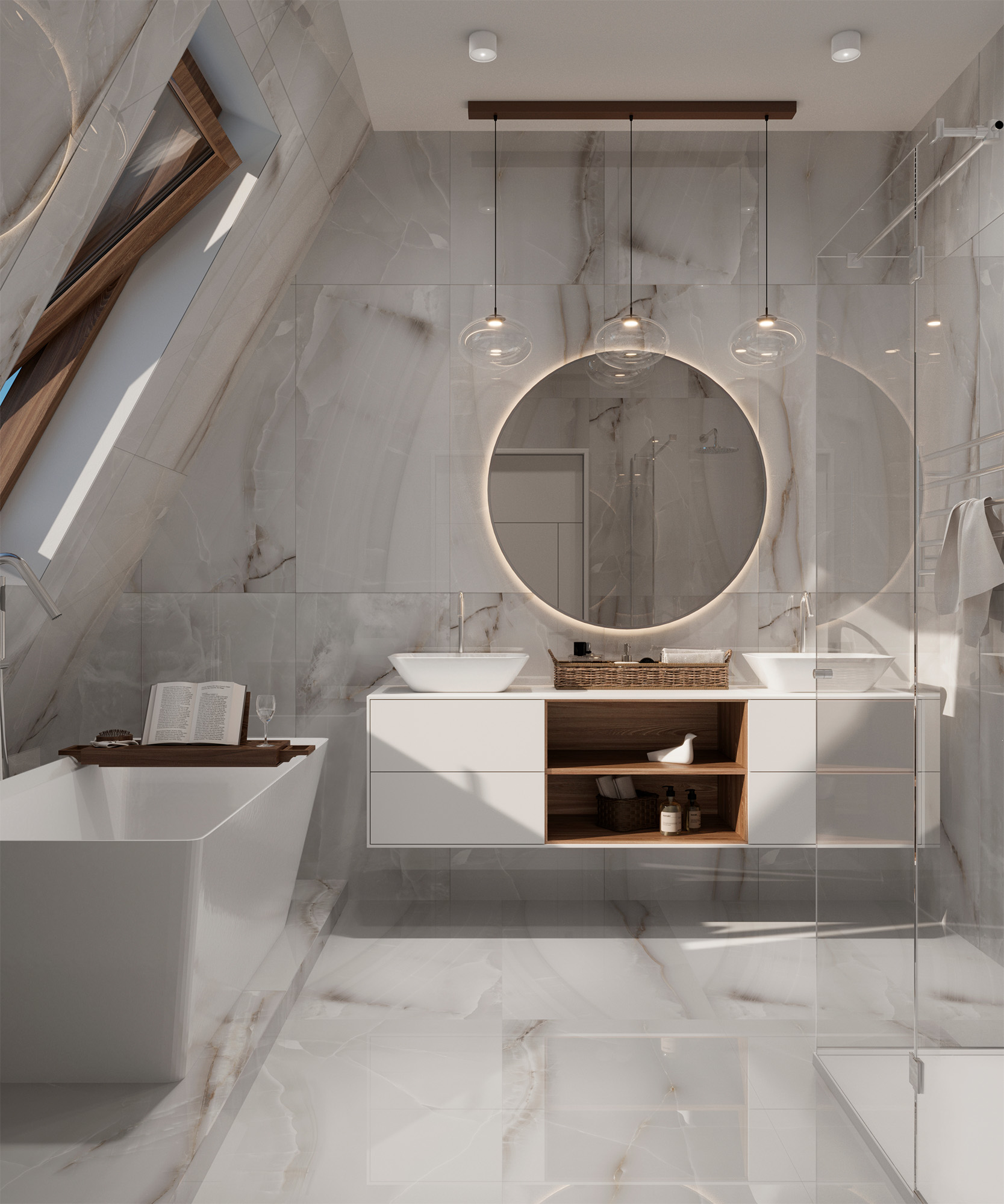 Керамогранит ONYX LINE GREY 60х120 Arcadia Ceramica FP1025-A STLM-0948338 89376177 - Вид №2