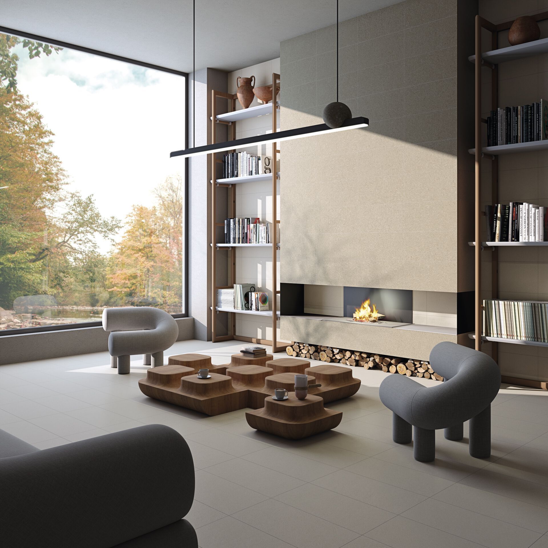 Пол / керамогранит с эффектом цемента VIVES DÚO ARCH-00136065 - Вид №3