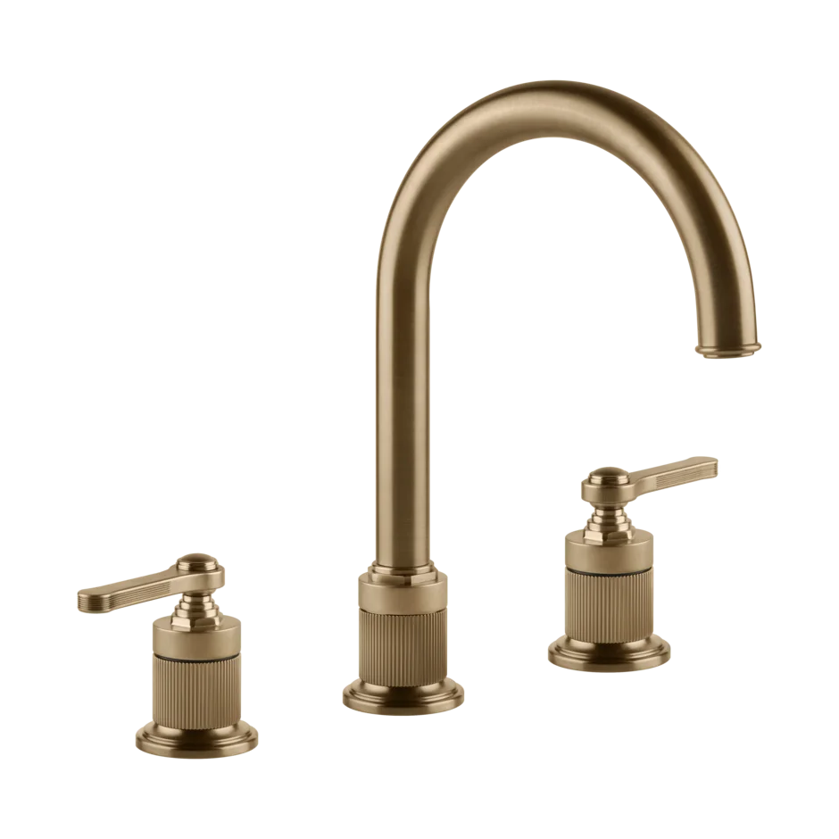 Группа умывальников 65016 726 Gessi Venti20 ТЕПЛАЯ БРОНЗА BR. PVD 65016726