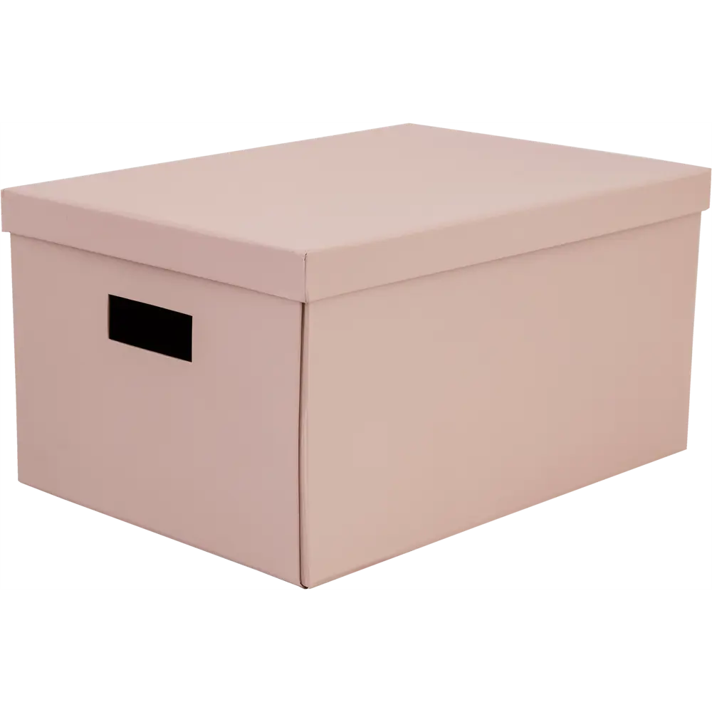 Коробка складная 40x28x20 см картон цвет розовый STORIDEA STLM-2205937