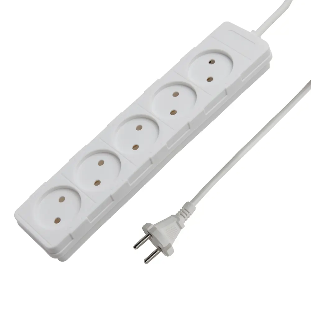 Удлинитель без заземления Electraline 5 розеток, 5 м STLM-2079619